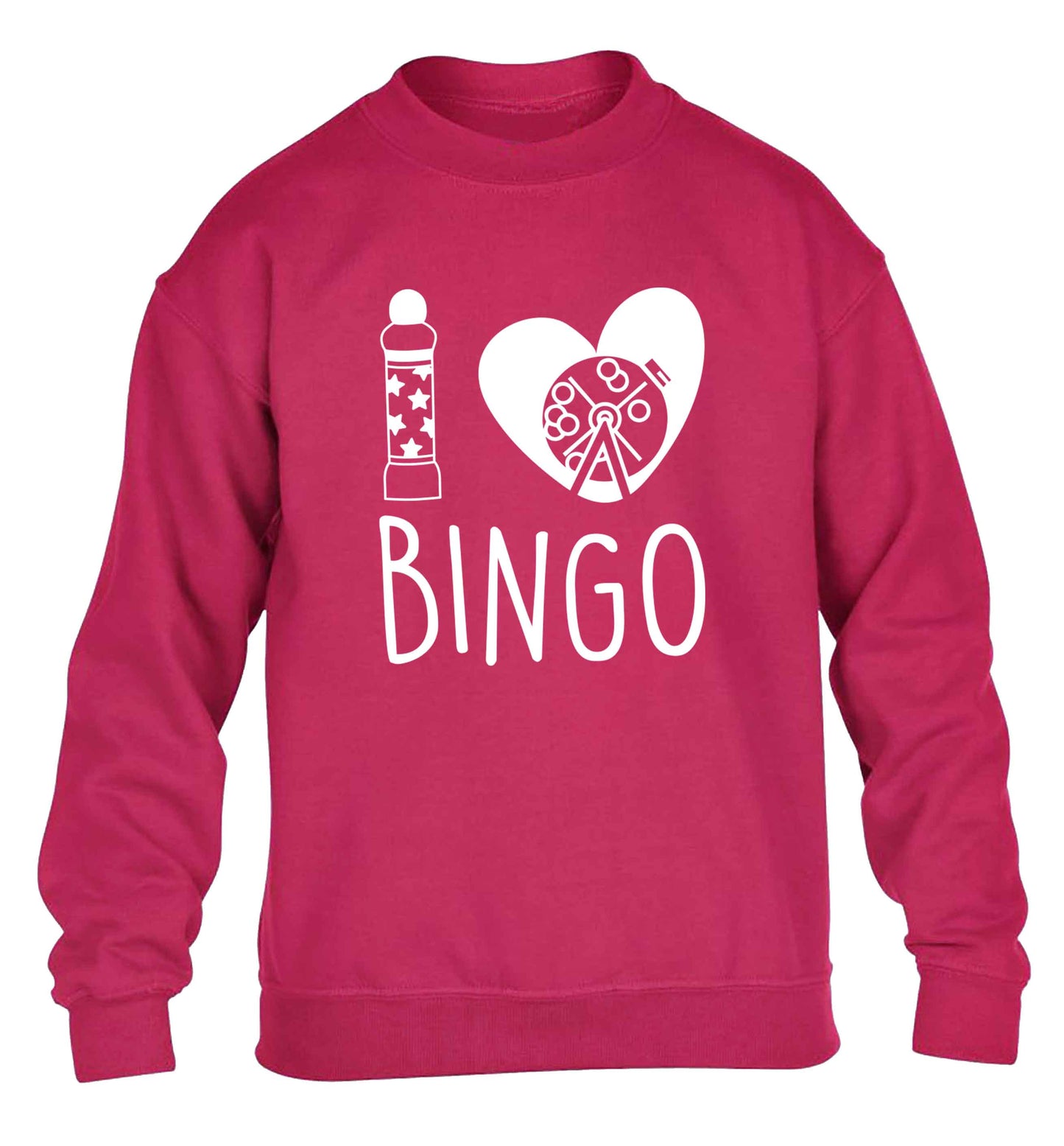 I love bingo children's pink sweater 12-13 Years