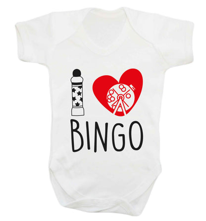 I love bingo Baby Vest white 18-24 months