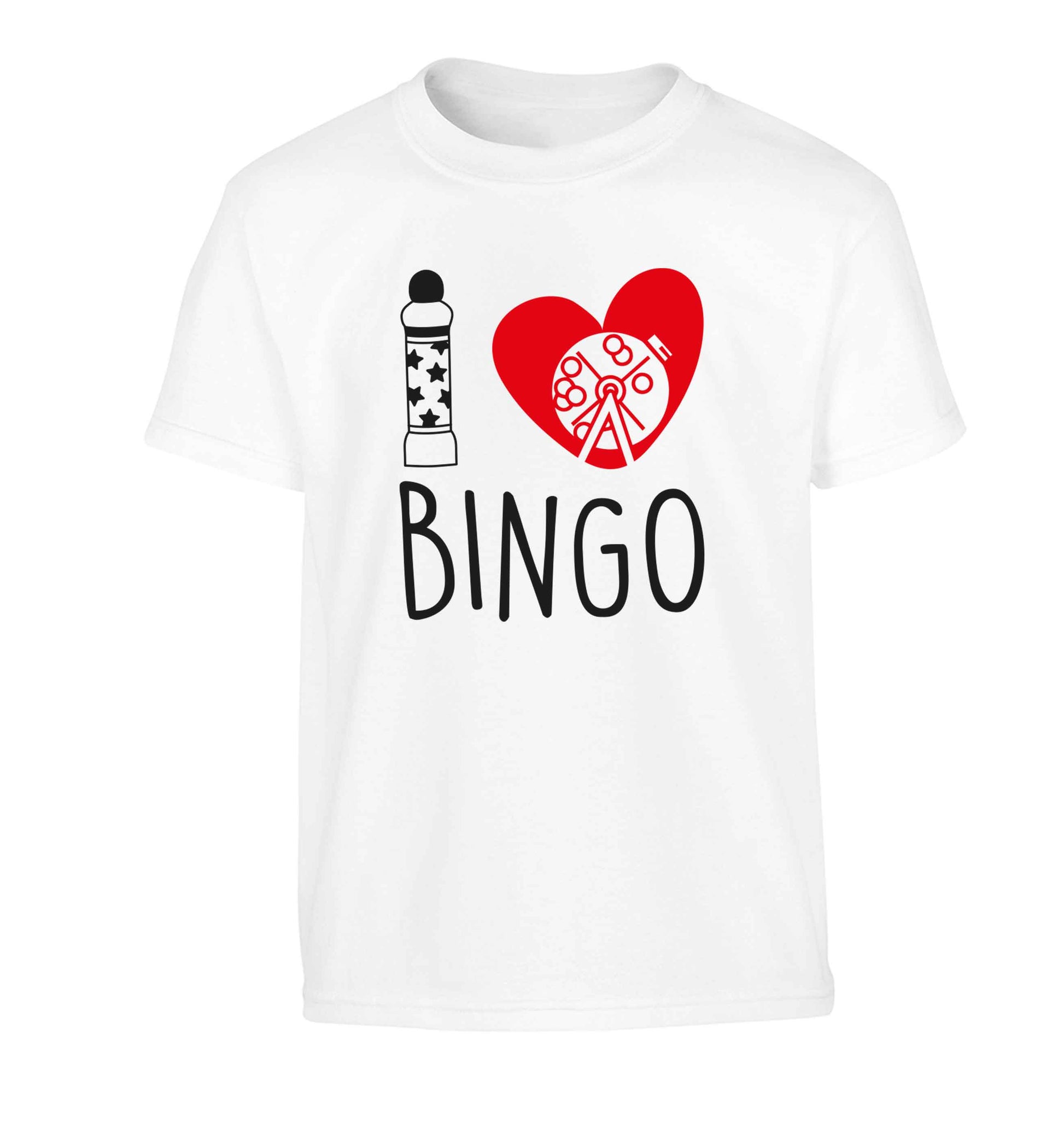 I love bingo Children's white Tshirt 12-13 Years