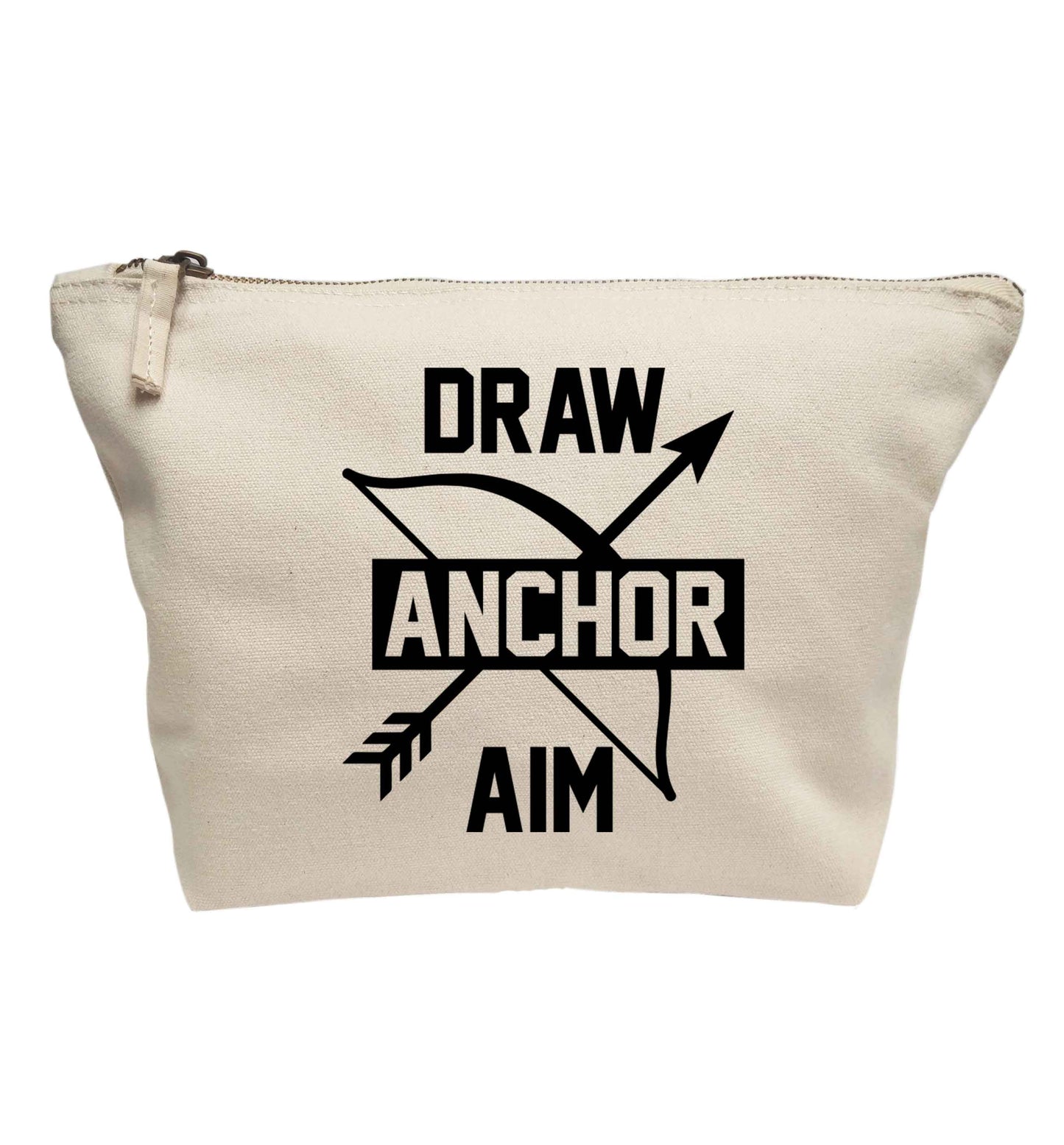 Draw anchor aim | makeup / wash bag