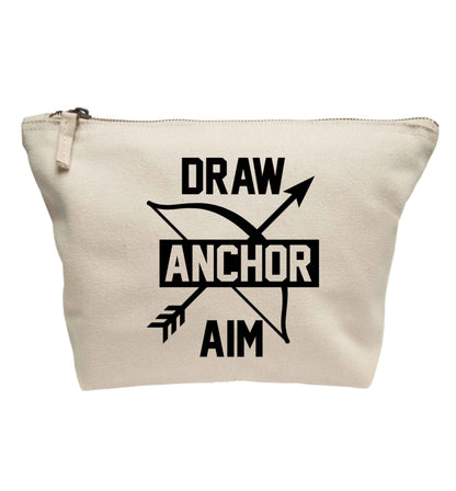 Draw anchor aim | makeup / wash bag