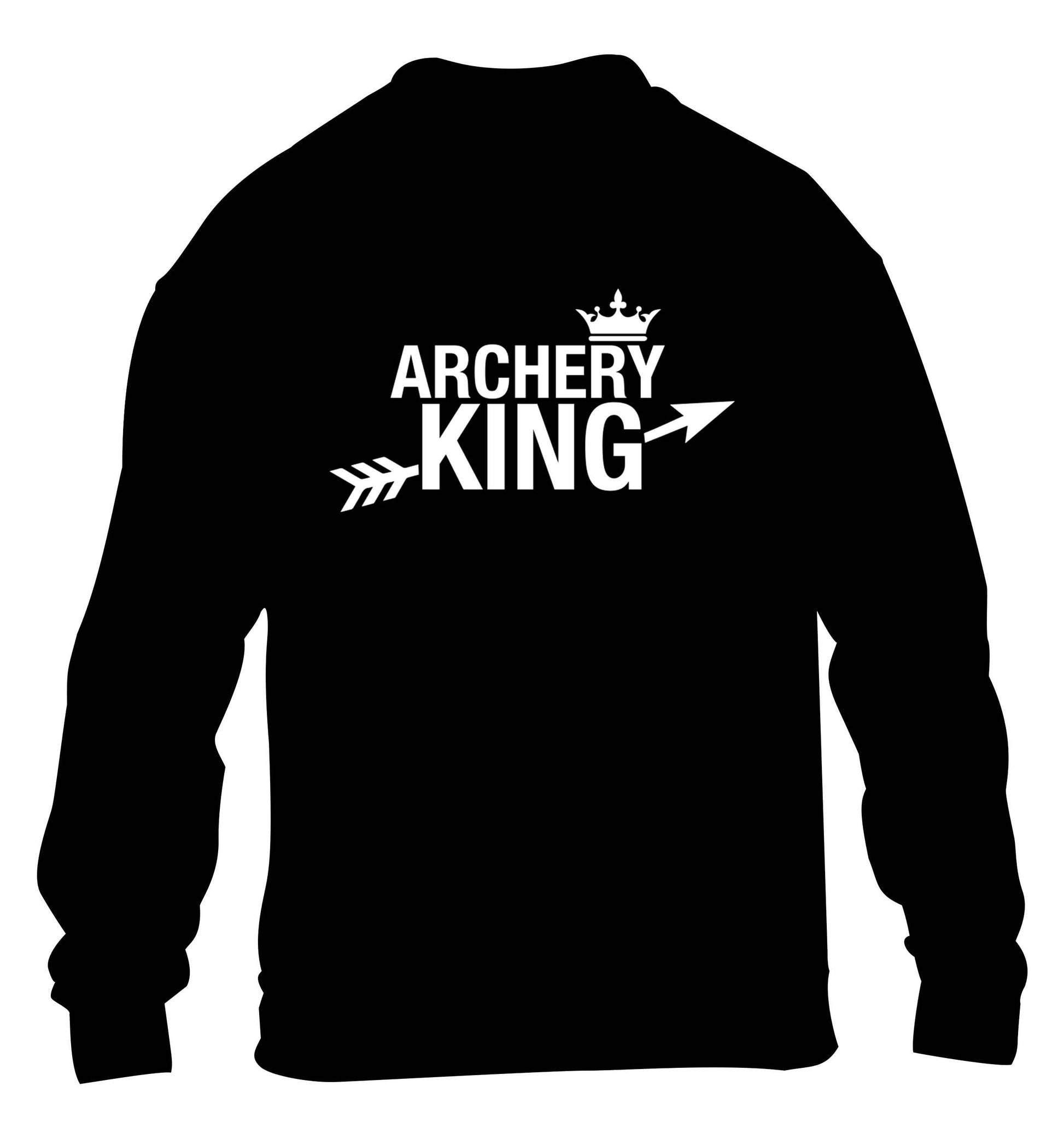 Archery king children's black sweater 12-13 Years