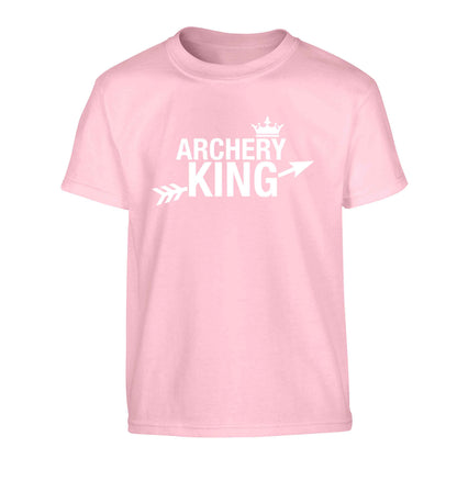 Archery king Children's light pink Tshirt 12-13 Years