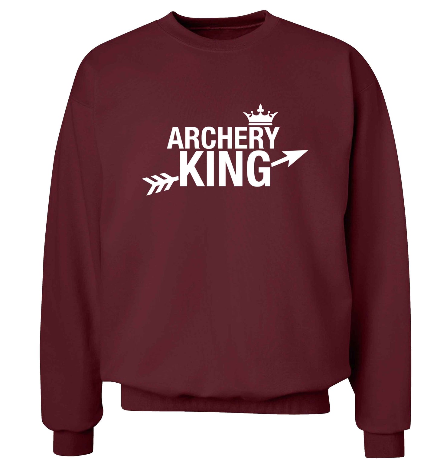 Archery king Adult's unisex maroon Sweater 2XL