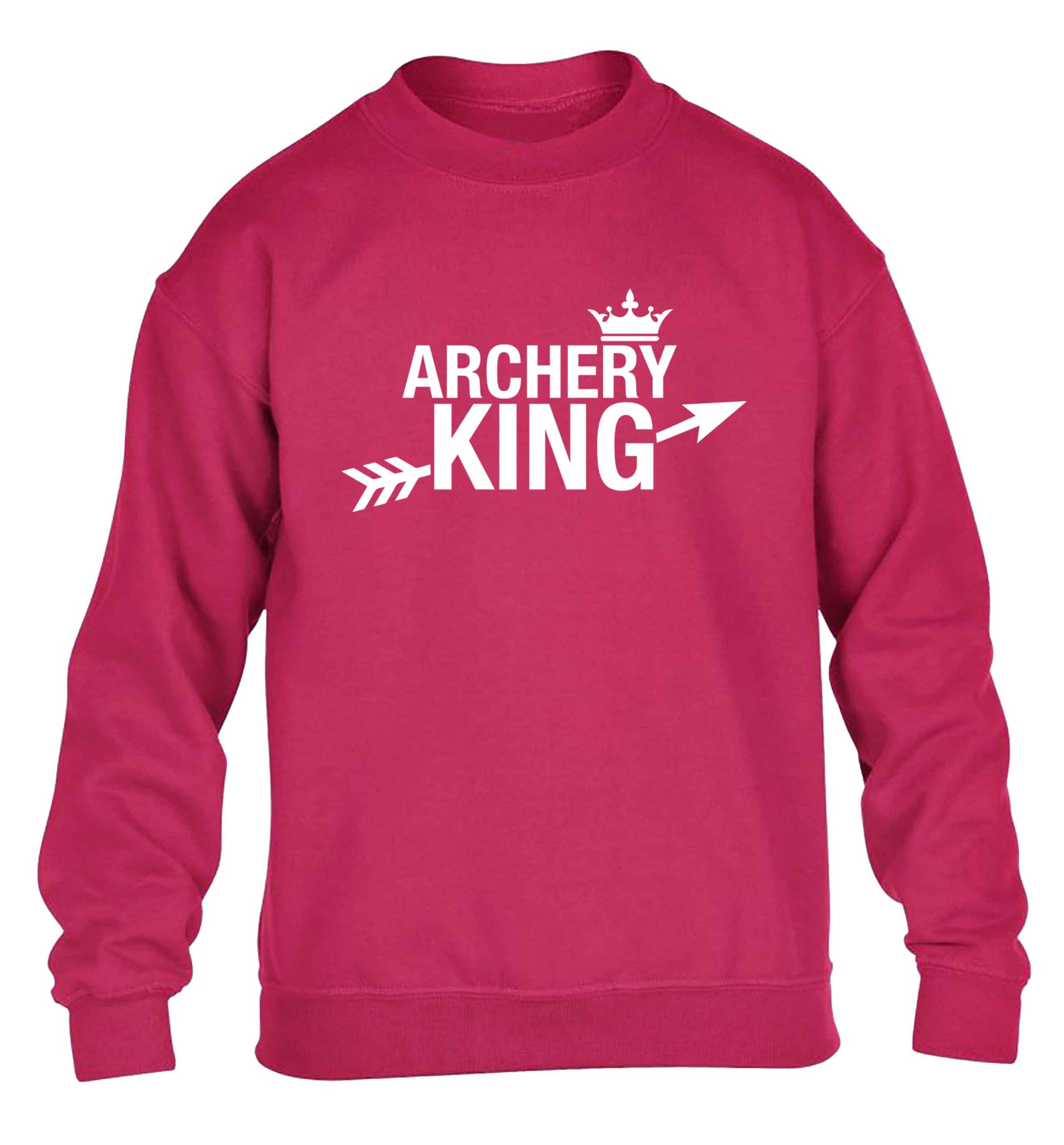 Archery king children's pink sweater 12-13 Years