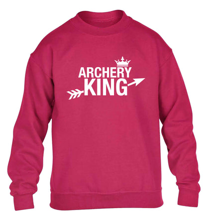 Archery king children's pink sweater 12-13 Years