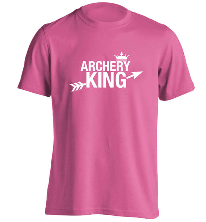 Archery king adults unisex pink Tshirt 2XL