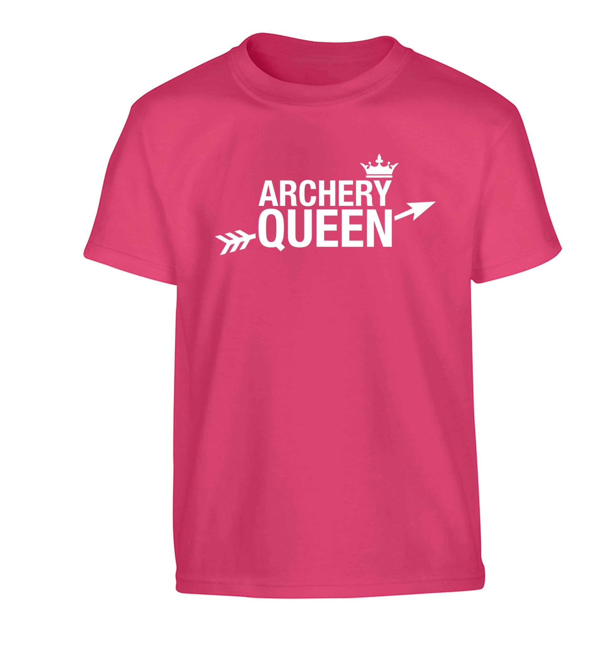 Archery queen Children's pink Tshirt 12-13 Years
