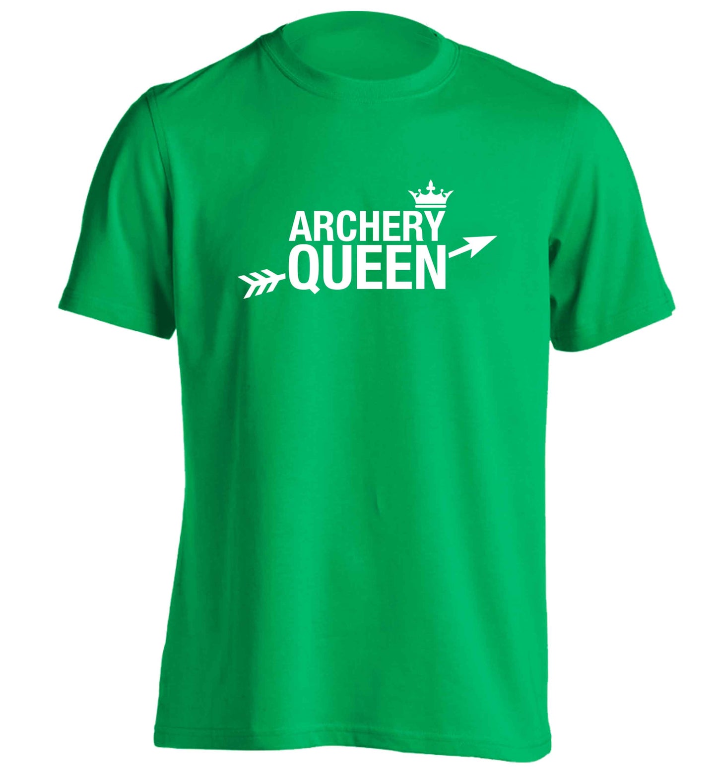Archery queen adults unisex green Tshirt 2XL