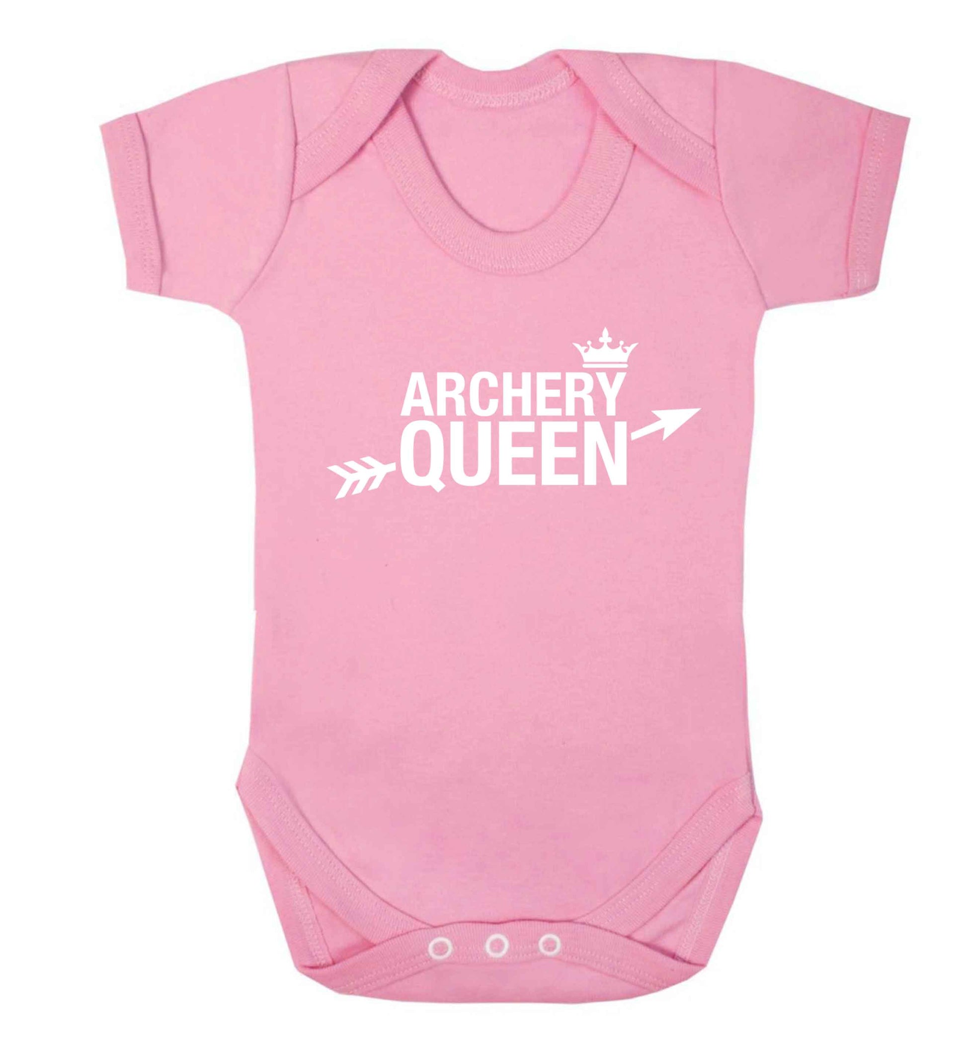 Archery queen Baby Vest pale pink 18-24 months