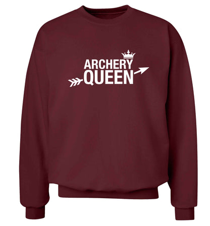 Archery queen Adult's unisex maroon Sweater 2XL