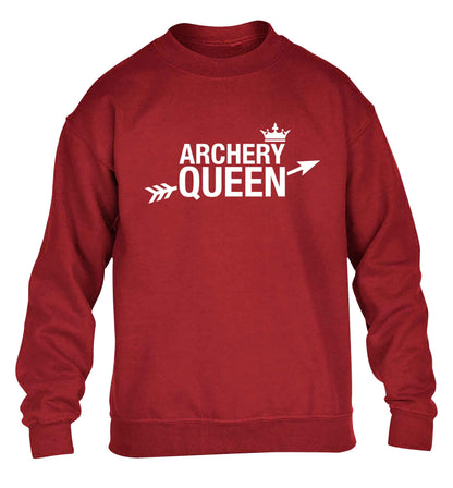 Archery queen children's grey sweater 12-13 Years