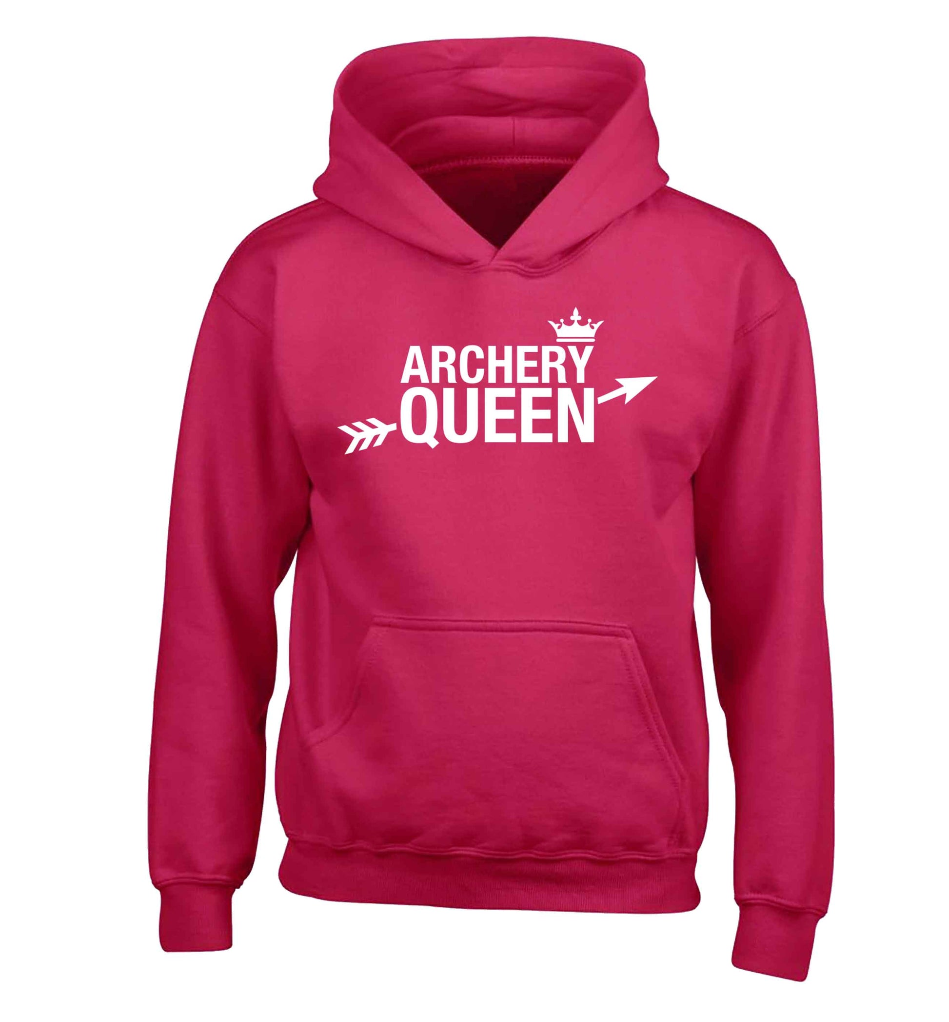 Archery queen children's pink hoodie 12-13 Years