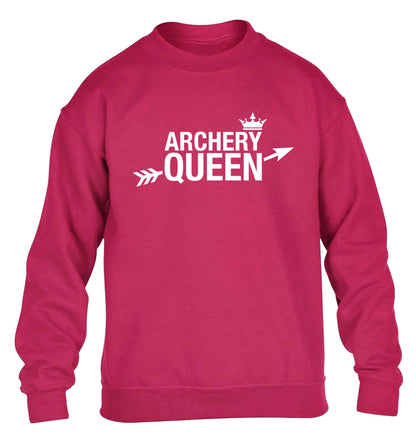 Archery queen children's pink sweater 12-13 Years