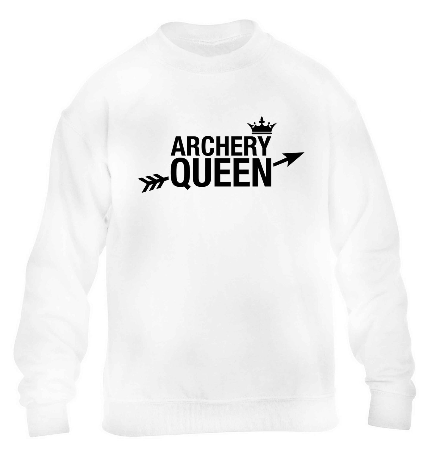Archery queen children's white sweater 12-13 Years