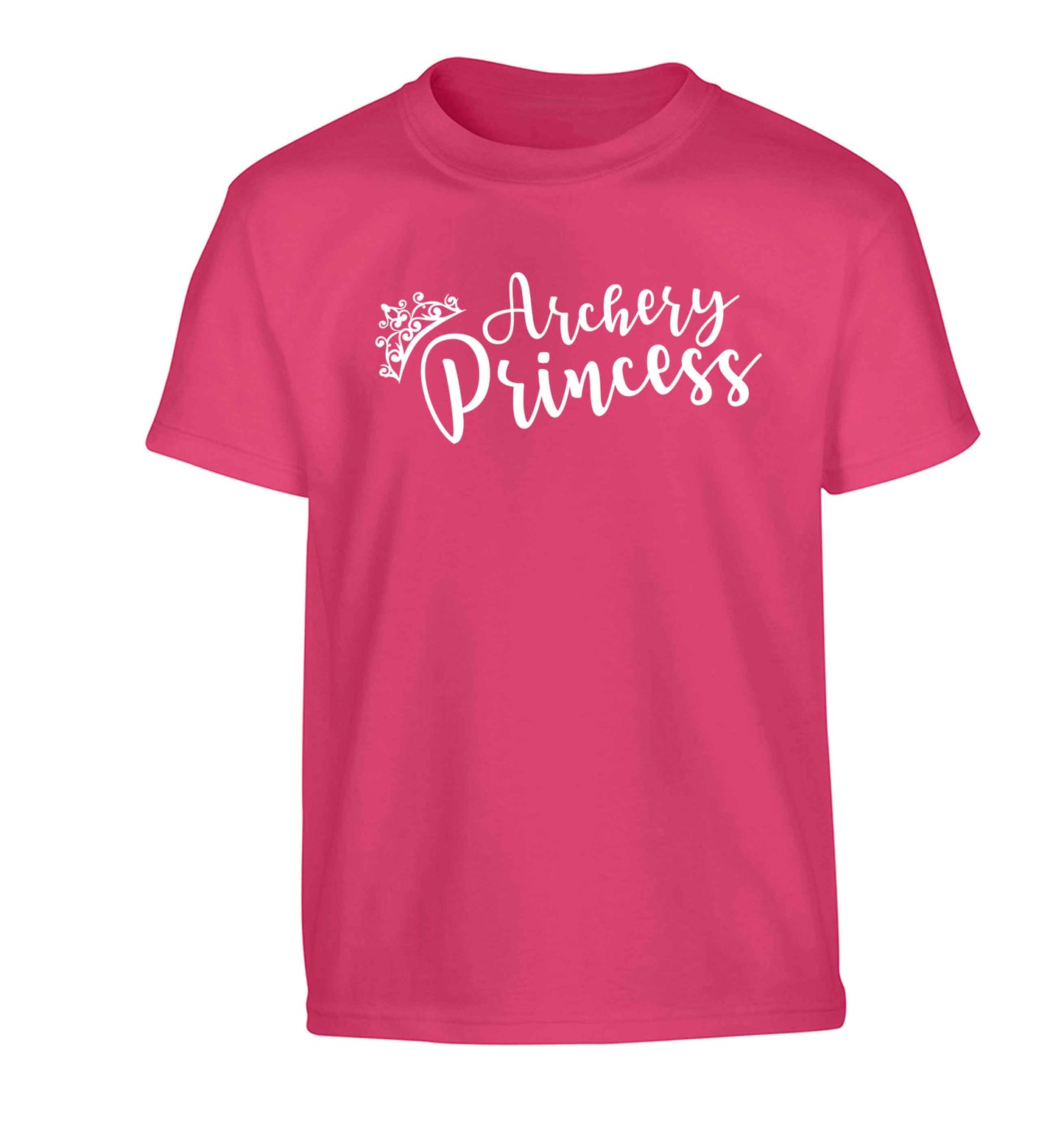 Archery princess Children's pink Tshirt 12-13 Years