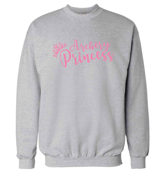 Archery princess Adult's unisex grey Sweater 2XL
