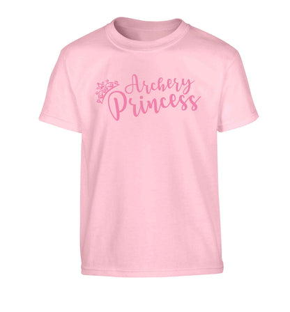 Archery princess Children's light pink Tshirt 12-13 Years