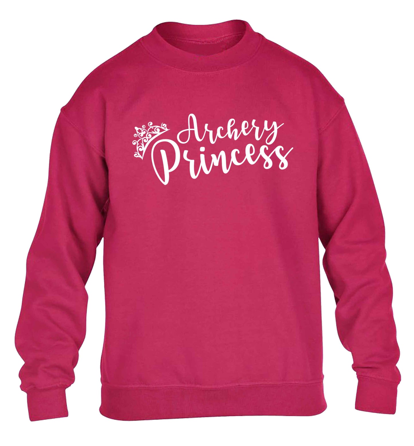 Archery princess children's pink sweater 12-13 Years