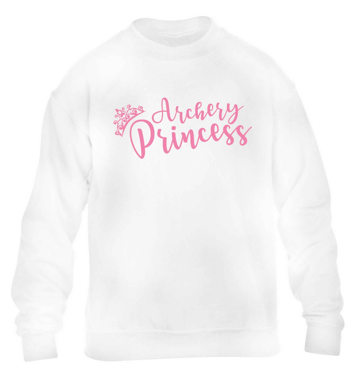 Archery princess children's white sweater 12-13 Years