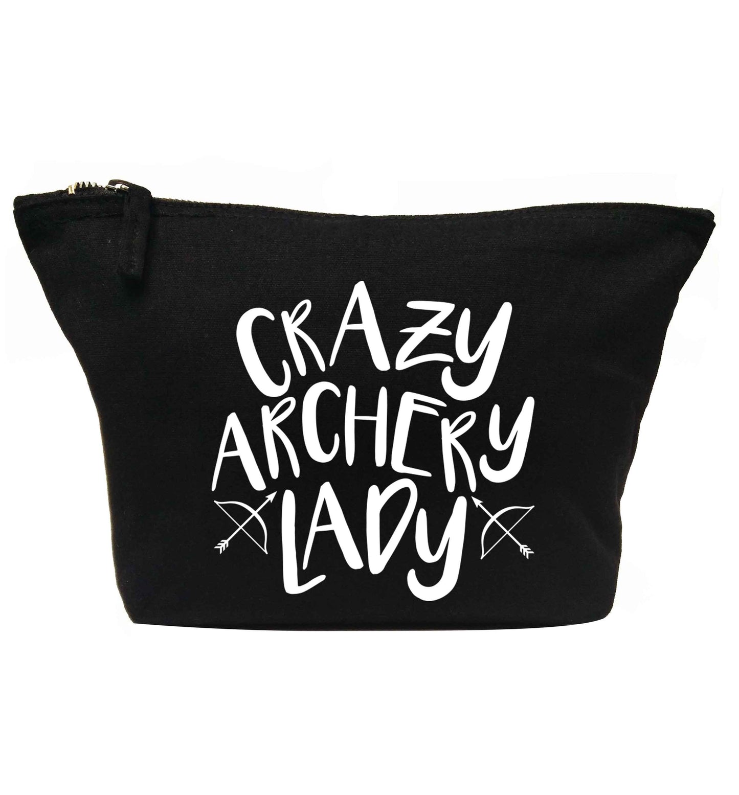 Crazy archery lady | makeup / wash bag