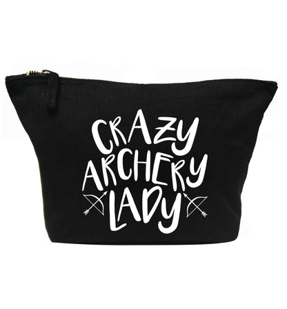 Crazy archery lady | makeup / wash bag