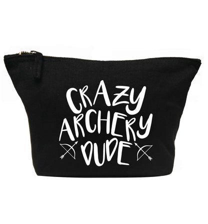 Crazy archery dude | makeup / wash bag