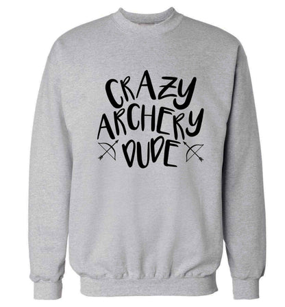 Crazy archery dude Adult's unisex grey Sweater 2XL