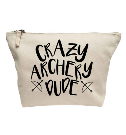 Crazy archery dude | makeup / wash bag