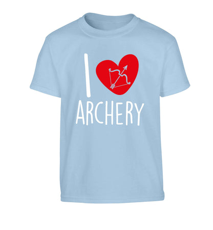 I love archery Children's light blue Tshirt 12-13 Years