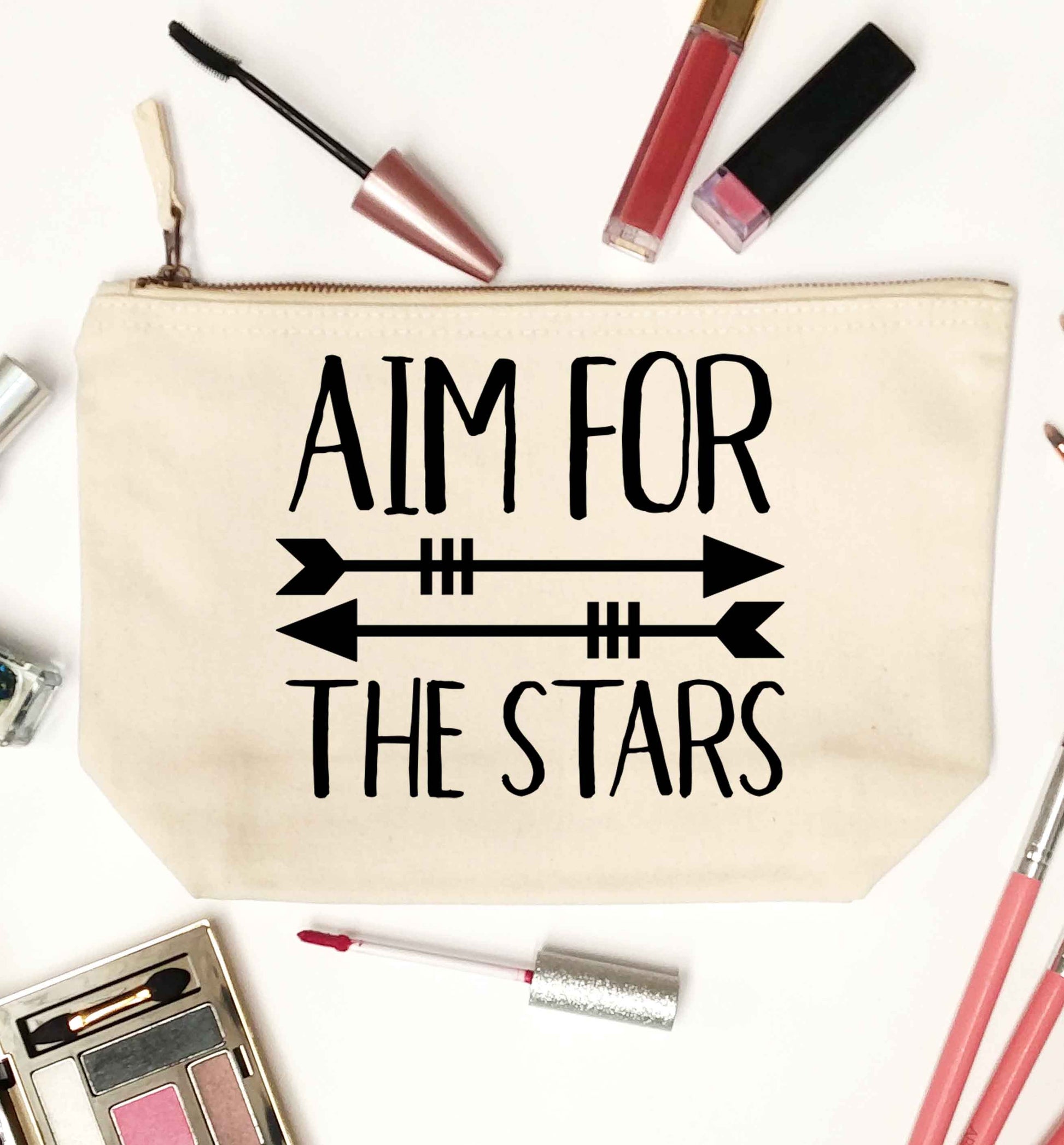 Aim for the stars natural makeup bag