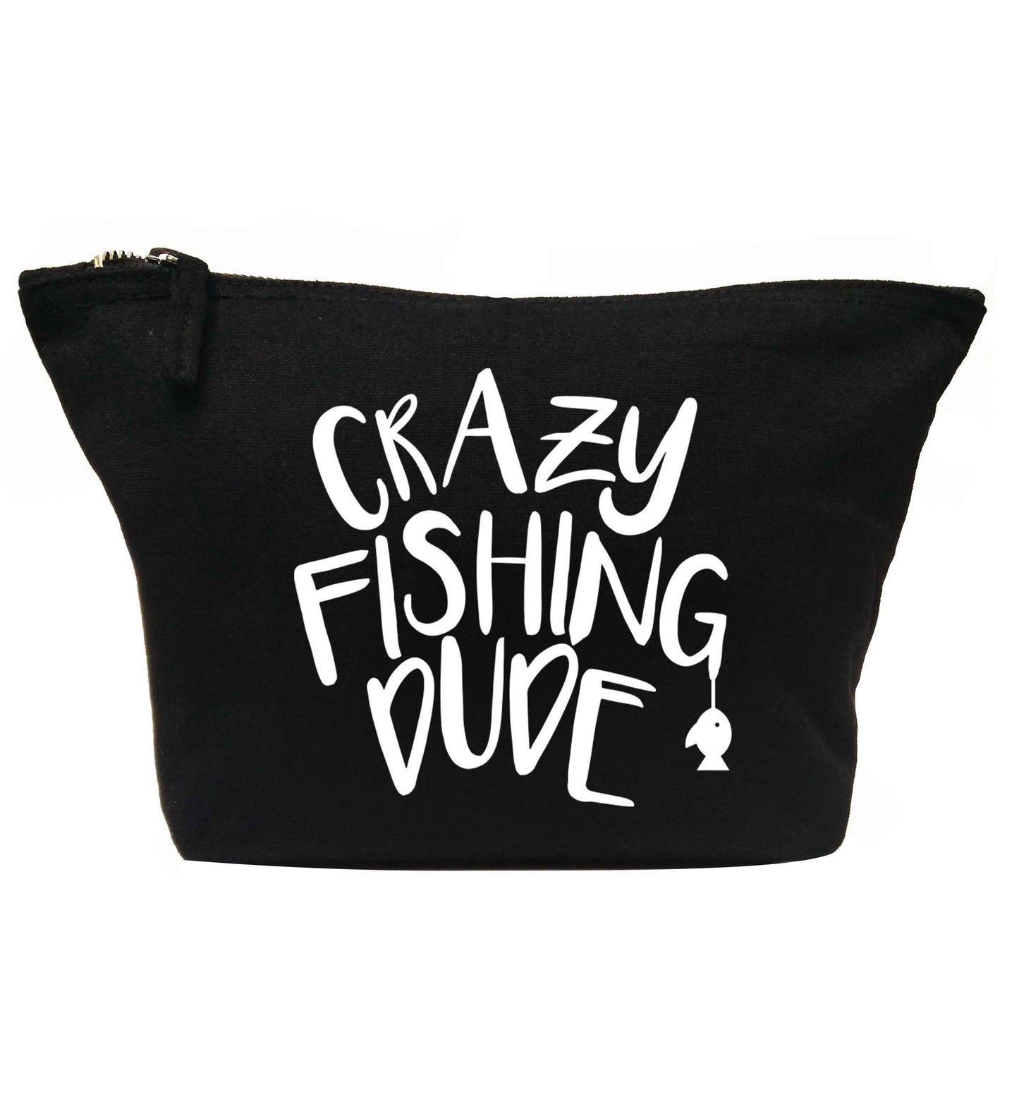 Crazy fishing dude | makeup / wash bag