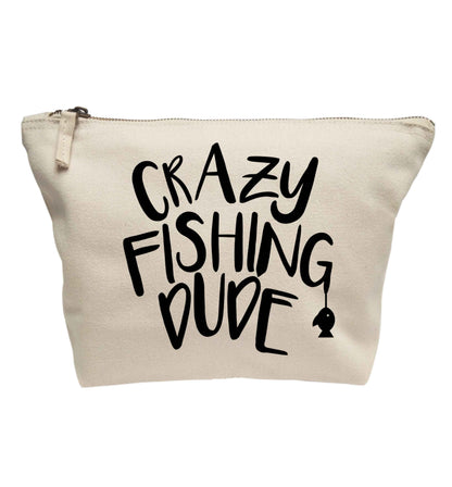 Crazy fishing dude | makeup / wash bag