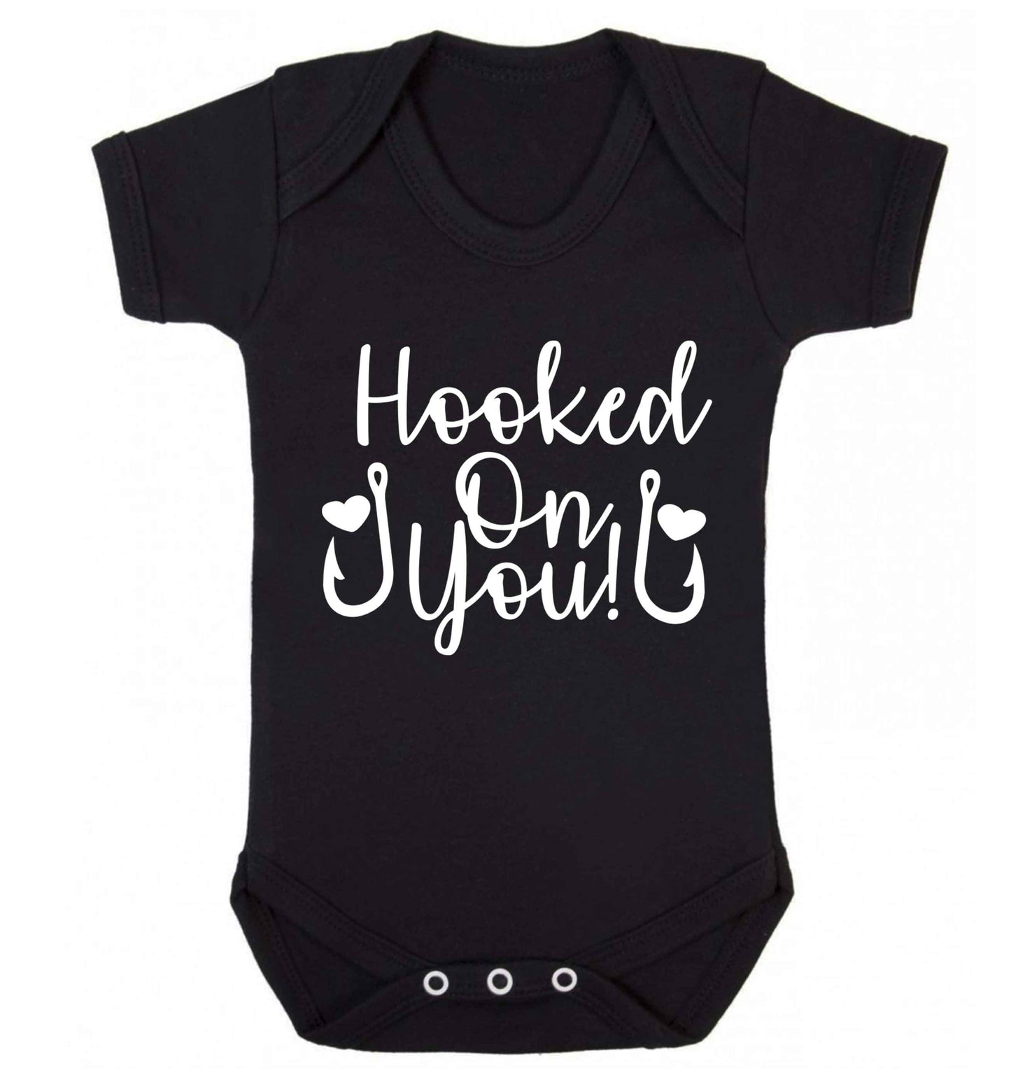 Hooked on you Baby Vest black 18-24 months