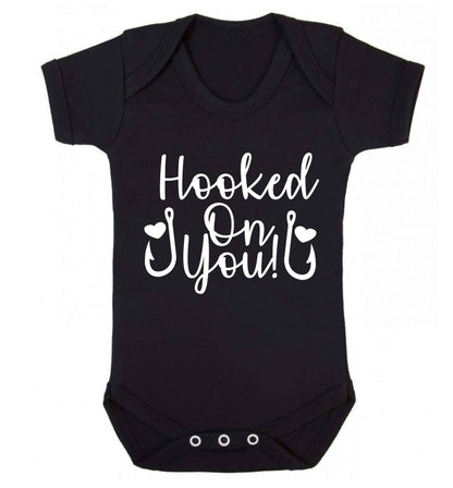 Hooked on you Baby Vest black 18-24 months