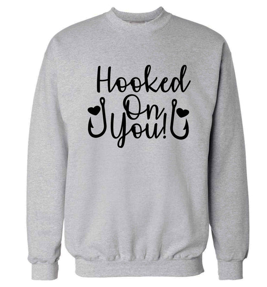 Hooked on you Adult's unisex grey Sweater 2XL