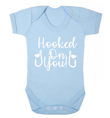 Hooked on you Baby Vest pale blue 18-24 months