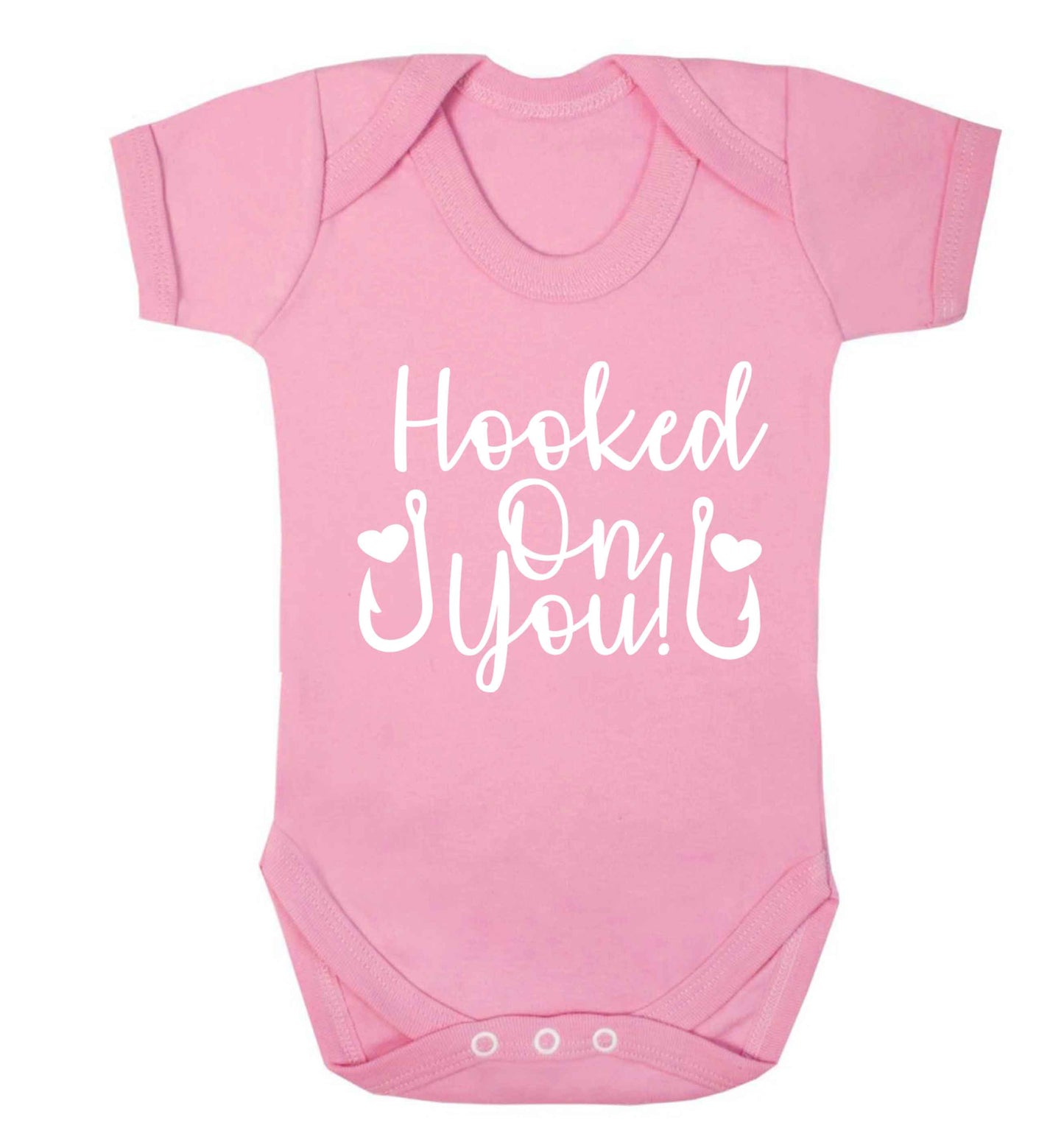 Hooked on you Baby Vest pale pink 18-24 months