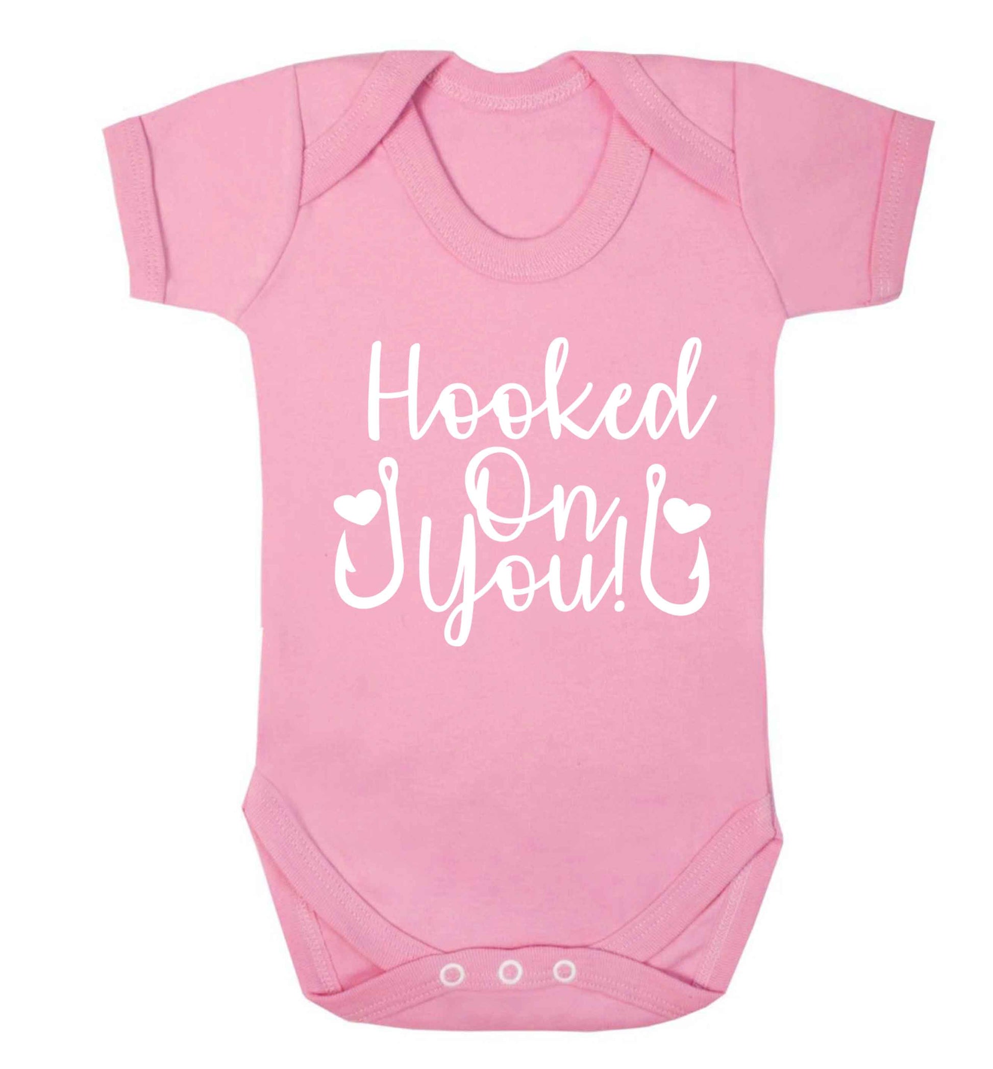 Hooked on you Baby Vest pale pink 18-24 months
