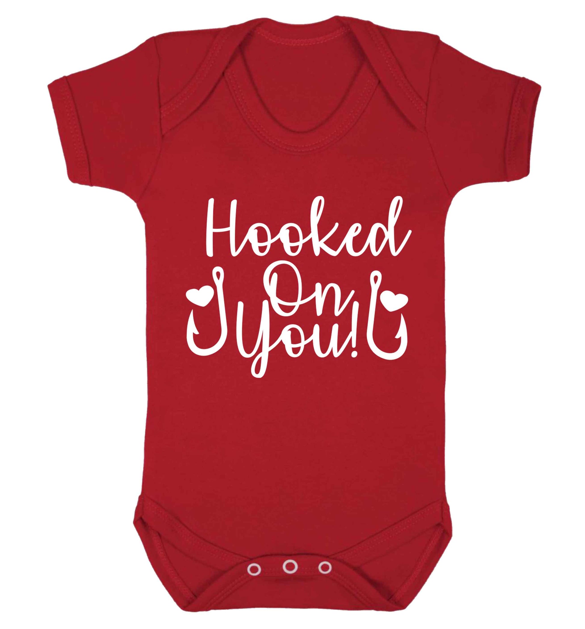 Hooked on you Baby Vest red 18-24 months