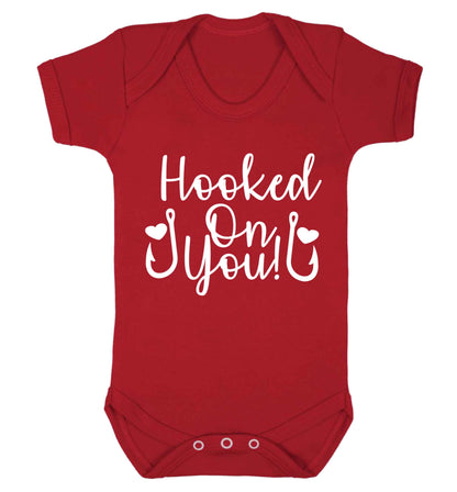 Hooked on you Baby Vest red 18-24 months