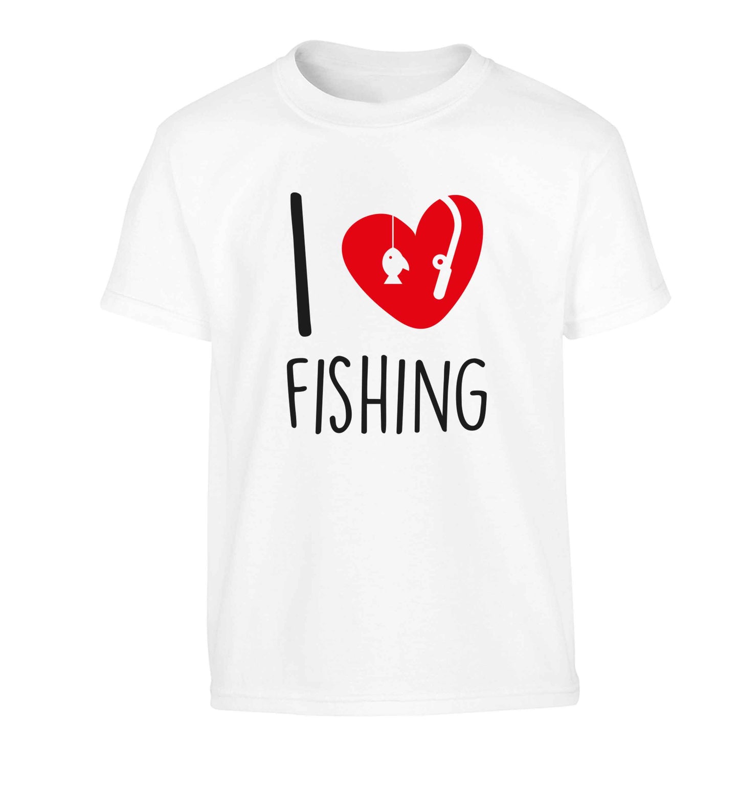 I love fishing Children's white Tshirt 12-13 Years