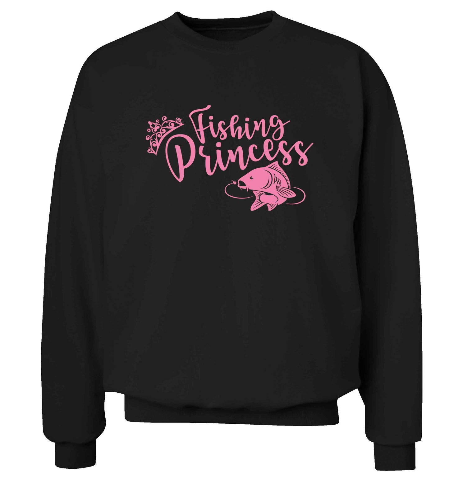 Fishing princess Adult's unisex black Sweater 2XL