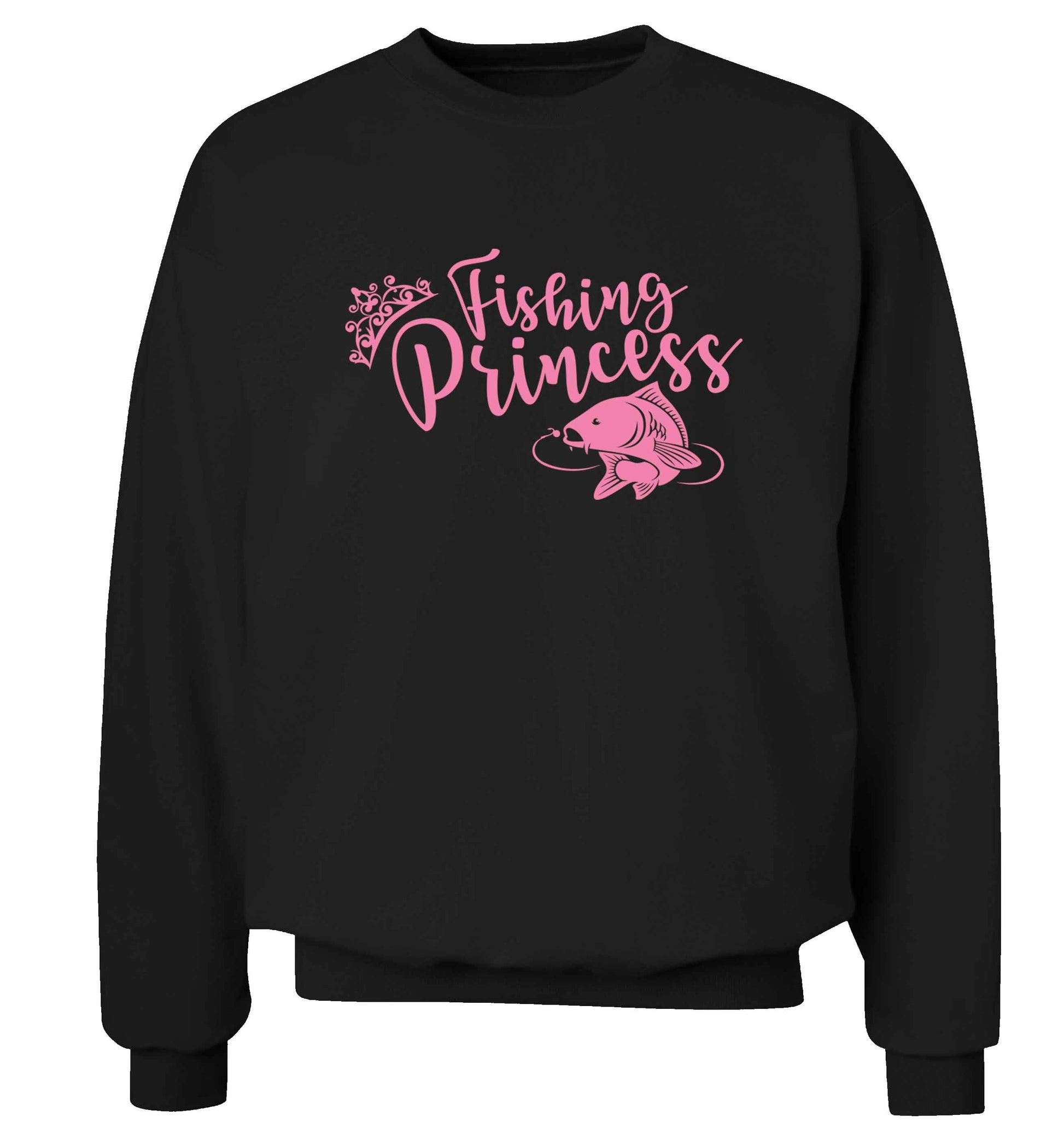 Fishing princess Adult's unisex black Sweater 2XL