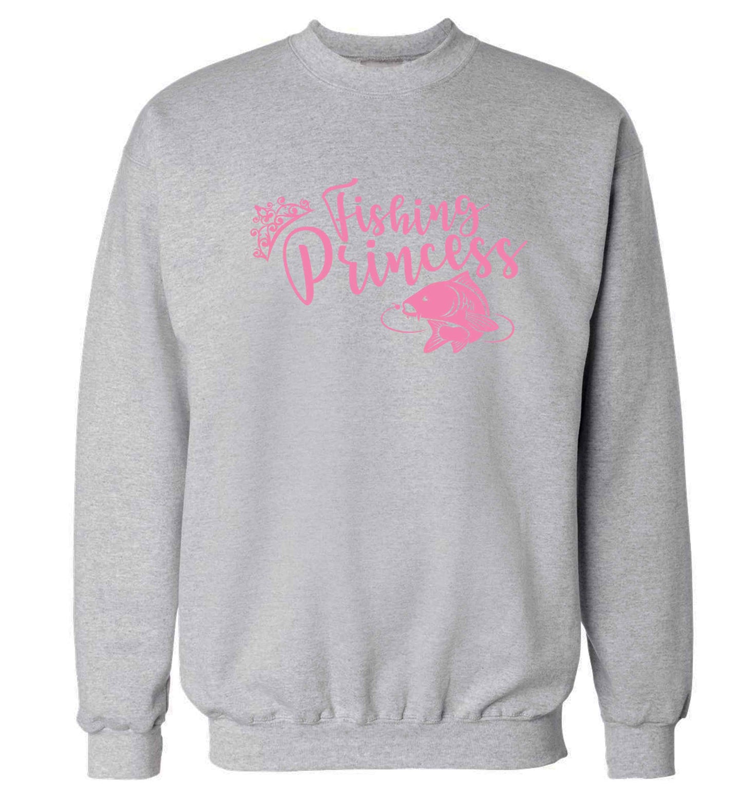 Fishing princess Adult's unisex grey Sweater 2XL
