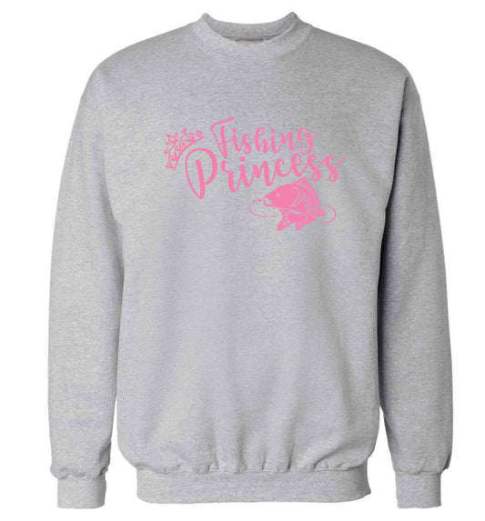 Fishing princess Adult's unisex grey Sweater 2XL