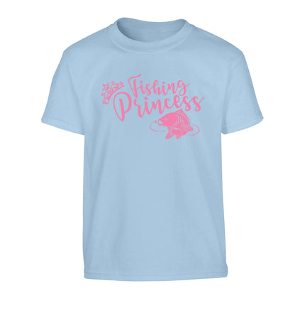Fishing princess Children's light blue Tshirt 12-13 Years
