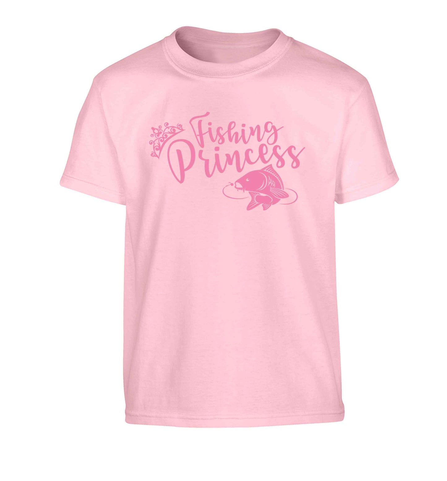 Fishing princess Children's light pink Tshirt 12-13 Years