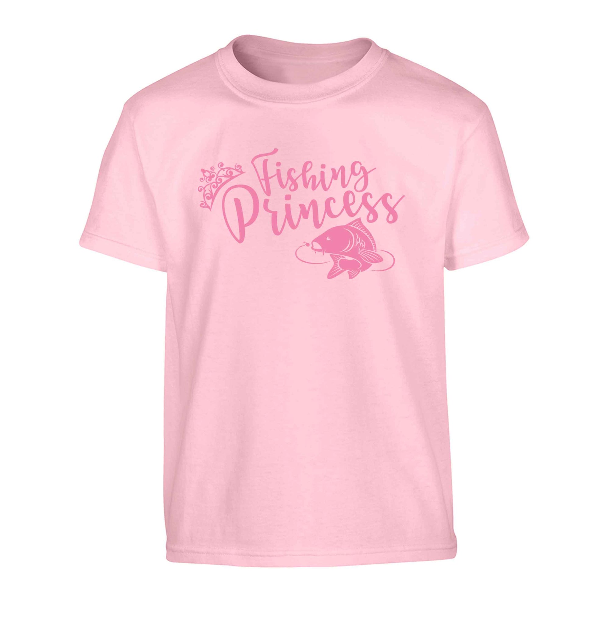 Fishing princess Children's light pink Tshirt 12-13 Years