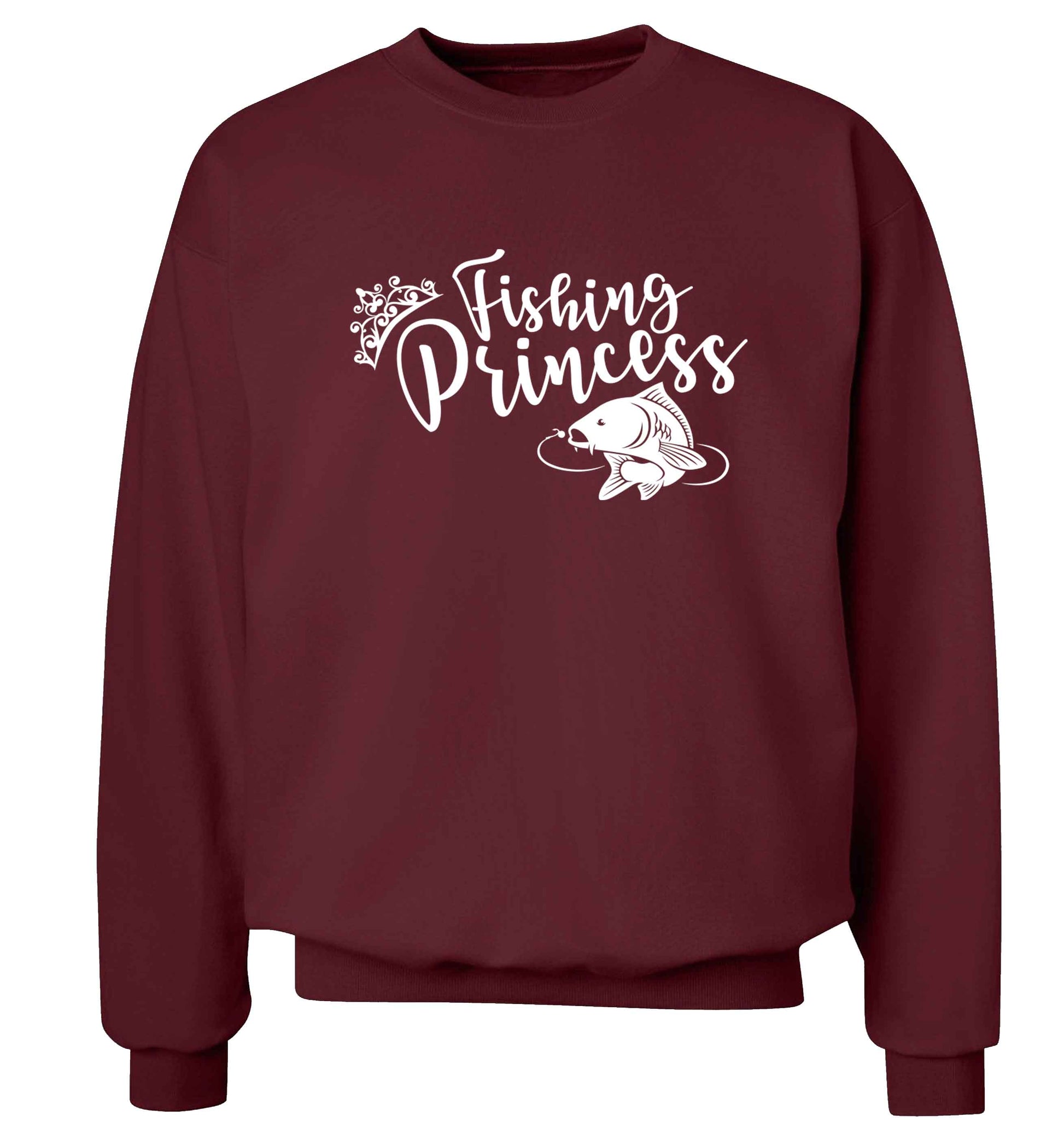 Fishing princess Adult's unisex maroon Sweater 2XL